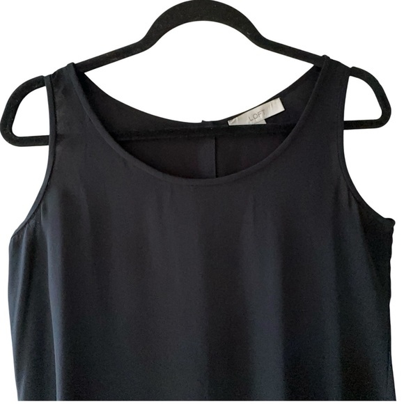 LOFT NWOT | SLEEVELESS BLACK TOP BUTTONS DOWN BACK | SIZE: MEDIUM - Picture 2 of 7